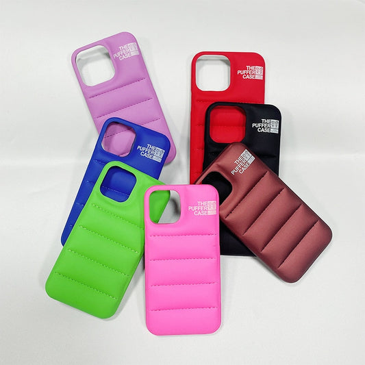 Fashion Brand Down Jacket Phone Case For iPhone