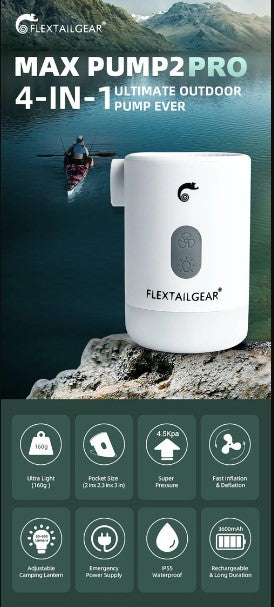 Flextailgear Portable Mini Air Pump Camping Equipment