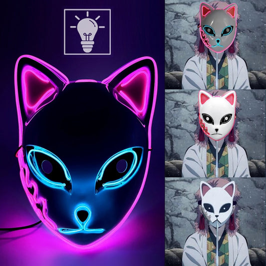 Costume  Cosplay LED Cat Mask
